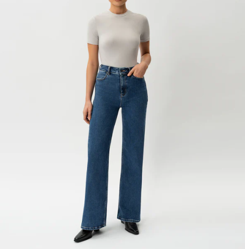 Wide-Leg High-RiRelaxed ComfortDenim™ Jeansse Jean