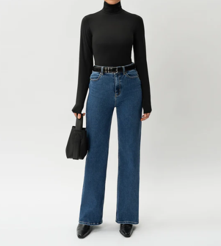 Wide-Leg High-RiRelaxed ComfortDenim™ Jeansse Jean