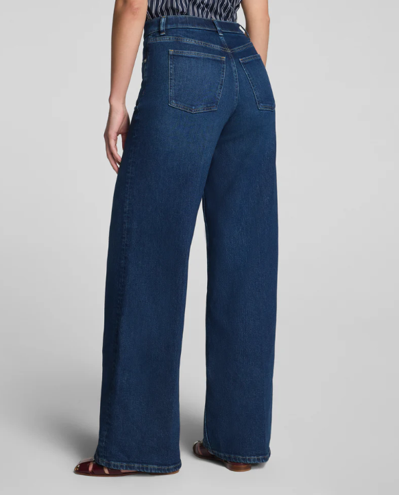 Mid-Rise Wide Leg Jeans