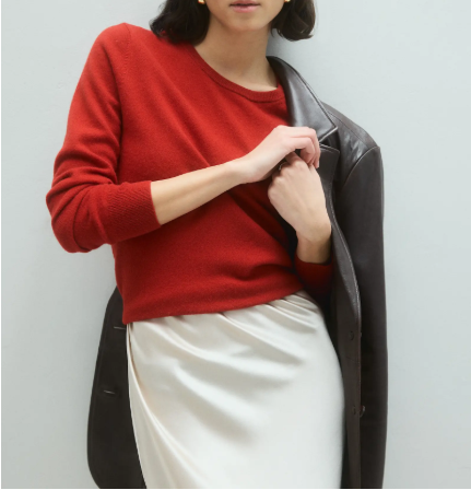 Mongolian Cashmere Crewneck Sweater